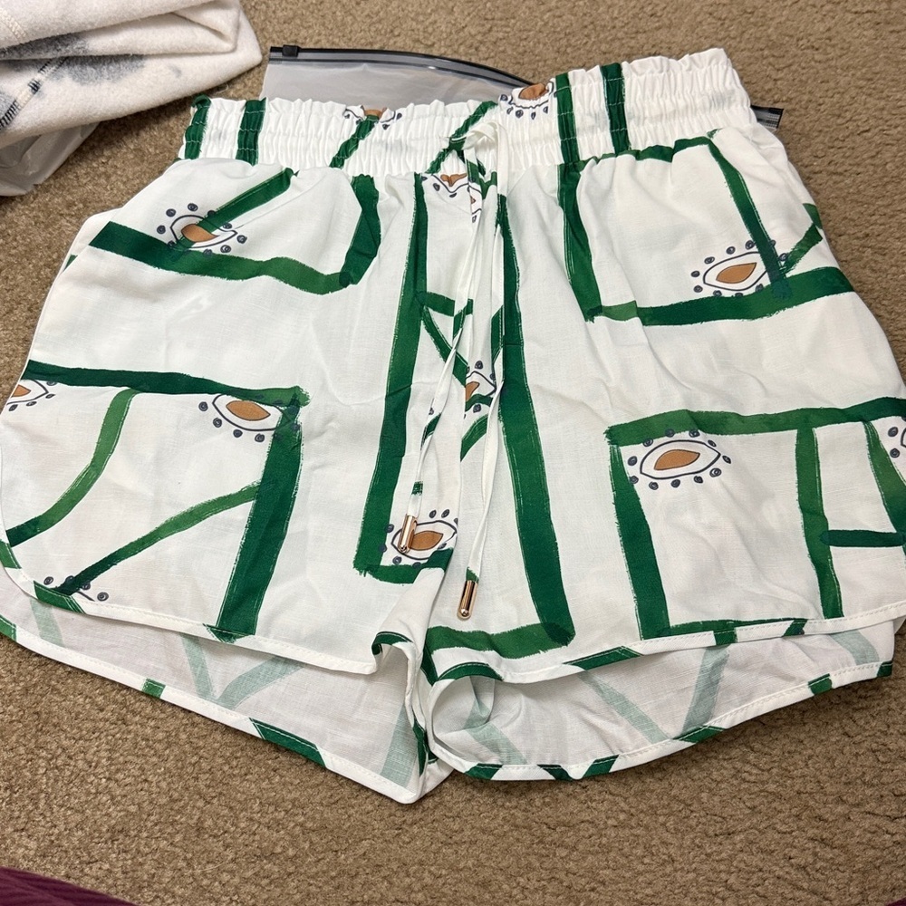 Commense Print Drawstring Short Set - Picture 9 of 10